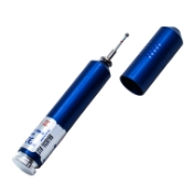 Algerbrush 2 Pteryguim, Battery Operated, Single Speed, Motorized Handpiece, Tip Cover, 2.5mm Tip, Round Diamond Burr, Fine Grit, One "AA" Battery, Overall Length 4-1/8" (105mm) 